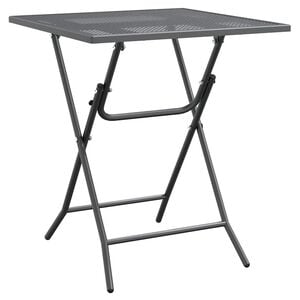 vidaXL Vrtni stol od ekspandirane metalne mreže 60x60x72 cm antracit