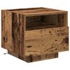 vidaXL Noćni ormar Staro drvo 40 x 39 x 37 cm Konstruirano drvo