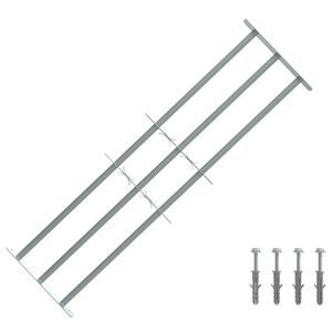 vidaXL Sigurnosna re&scaron;etka za prozore s 3 poprečna okvira 3 pcs