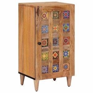 vidaXL Kreveta s pohranom Prirodna 40 x 33 x 75 cm Čvrsto drvo manga