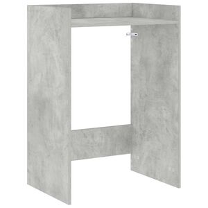 vidaXL Ormar za perilicu rublja s pohranom Beton 67,5 x 48 x 97 cm