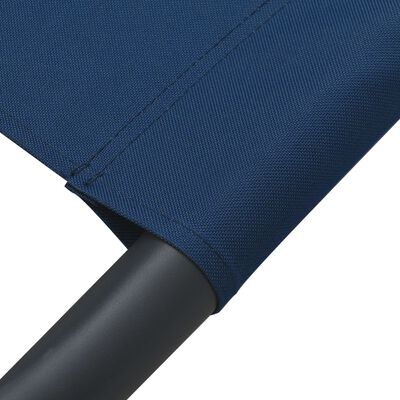 vidaXL Vrtni ležaj od tkanine plavi