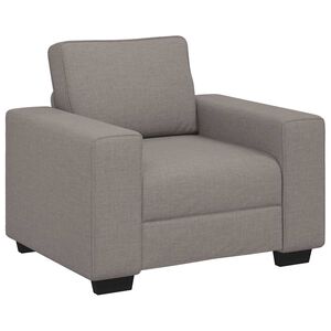 vidaXL Sofa fotelja taupe 100x77x82 cm tkanina