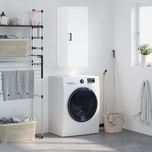 vidaXL Zidni ormarić bijeli 34,5 x 34 x 90 cm