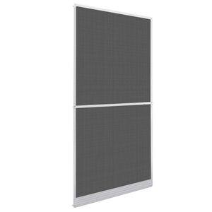 vidaXL Zaslon za insekte s čepom Bijela i crna 100 x 215 cm