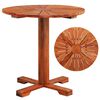 vidaXL Bistro stol 70 x 70 cm masivno bagremovo drvo