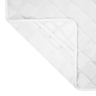 vidaXL Zaštitni prekrivač za madrac bijeli 90 x 200 cm lagani