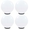 vidaXL LED kuglaste svjetiljke 4 kom 40 cm PMMA
