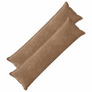 vidaXL Presvlaka za jastuk 2 pcs HOUTEN Smeđa 40 x 145 cm