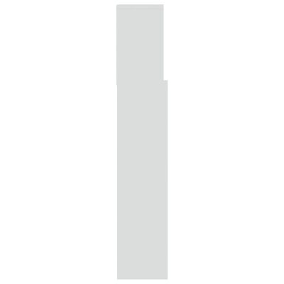 vidaXL Uzglavlje s ormarićem bijelo 120 x 19 x 103,5 cm