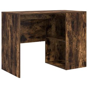 vidaXL Stol Dimljeni hrast Konstruirano drvo 102 x 50 x 75 cm