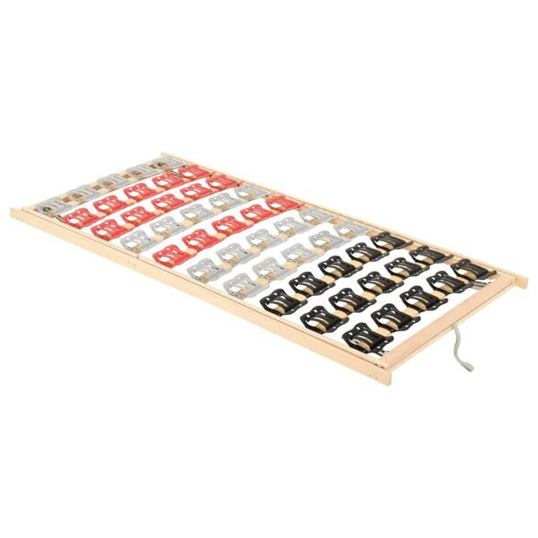 vidaXL Podnica za krevet s 12 letvica podesivo uzglavlje/dno 100x200cm