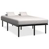 vidaXL Okvir za krevet crni metalni 140 x 200 cm
