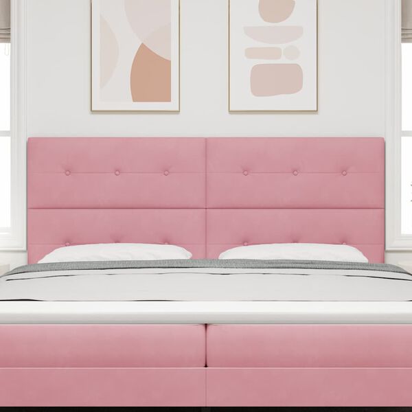 vidaXL Uzglavlje Ružičasta 200 cm Bar&scaron;un