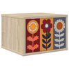 vidaXL Wall-mounted noćni ormarić ESSEN Hrast sonoma 36 x 33 x 25 cm