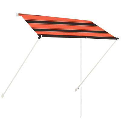 vidaXL Tenda na uvlačenje 200 x 150 cm narančasto-smeđa