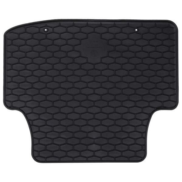 vidaXL Auto tepih 4 pcs Crna prikladno za VW GOLF VIII Variant 2020-