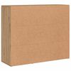vidaXL Komoda Artisan hrast 91x29,5x75 cm Inženjersko drvo