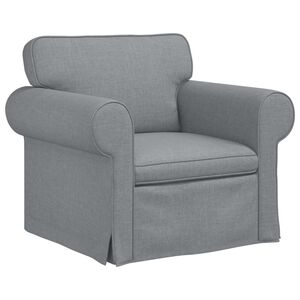 vidaXL Sofa Svijetlo siva 95 x 82 x 80 cm tkanina