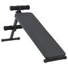 vidaXL Klupa za trbu&scaron;njake Crna 124 x 33,5 x 55 cm