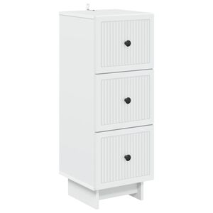 vidaXL Ormar s ladicama Bijela 33 x 34,5 x 90 cm Konstruirano drvo