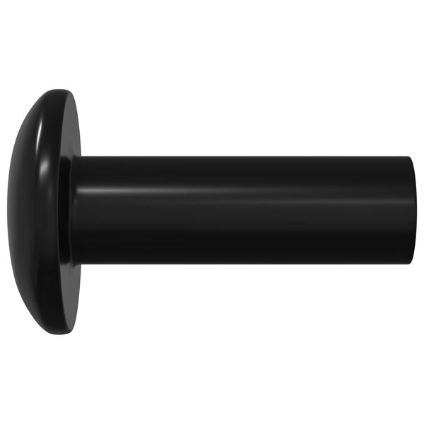 vidaXL Matične Cijevi 12 pcs Crna M4 x 14,5 mm Metal