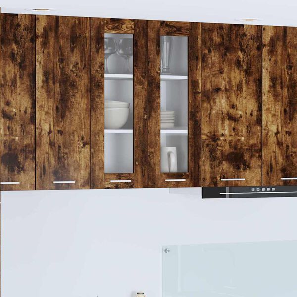 vidaXL Viseći ormarić Dimljeni hrast 60 x 31 x 80 cm Konstruirano drvo