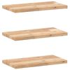 vidaXL Plutajuće police 3 kom 60x20x2 cm Neobrađeno puno drvo akacije