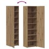vidaXL Highboard 2 pcs Umjetnički hrast 50 x 42,5 x 185 cm