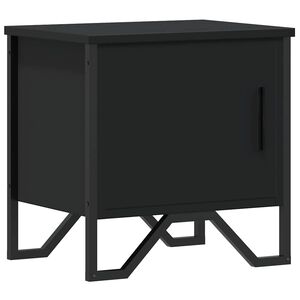 vidaXL Noćni ormarić crni 40 x 30 x 40 cm od konstruiranog drva