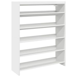 vidaXL Stalak za cipele bijeli 80x25x100 cm od konstruiranog drva