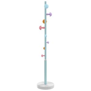 vidaXL Stalak za kapute plavi 172 cm od željeza obloženog prahom
