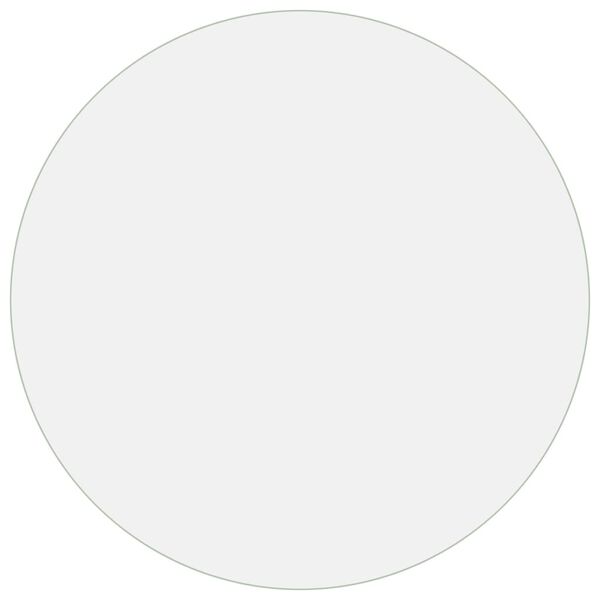 vidaXL Za&scaron;tita za stol mat &Oslash; 110 cm 1,6 mm PVC