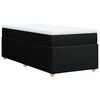 vidaXL Box spring krevet s madracem crni 90x190 cm od tkanine