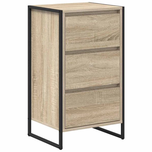 vidaXL Kreveta s ladicama Sonoma 42 x 36 x 75.5 cm Konstruirano drvo
