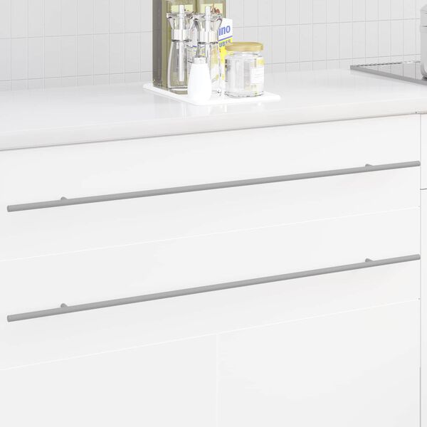 vidaXL Dr&scaron;ka za ormar 12 pcs Srebrno 900 mm Nehrđajući čelik