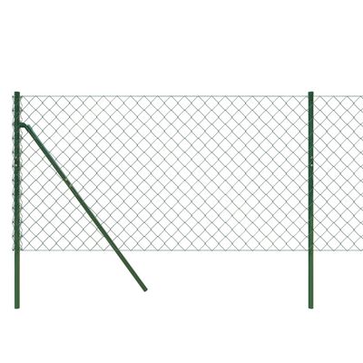 vidaXL Žičana ograda zelena 1,1 x 25 m