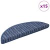 vidaXL Samoljepljivi stepenasti ulo&scaron;ci 15 pcs Plava 56 x 17 x 3 cm