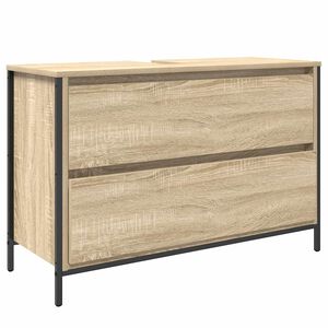 vidaXL Kupaonski ormarić za umivaonik s ladicama 90x34,5x60 cm