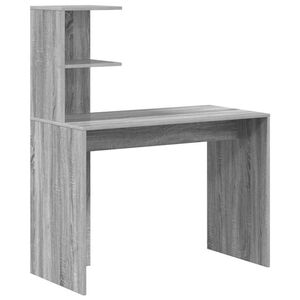 vidaXL Stol Siva Sonoma 102 x 50 x 124 cm Konstruirano drvo