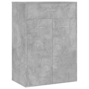 vidaXL Ormarić za cipele boja betona 60 x 35 x 84 cm konstruirano drvo