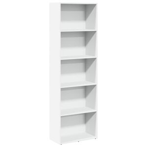 vidaXL Regal za knjige bijeli 60x30x189 cm od konstruiranog drva