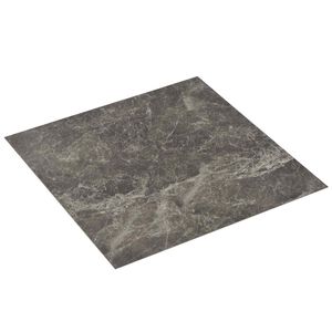 vidaXL Podne daske Crna 5,11 m&sup2; 55 kom. PVC