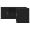 vidaXL Kutni ormarić crni 160 x 40 x 45 cm od konstruiranog drva