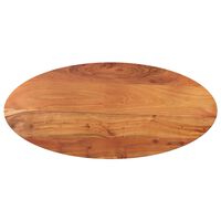 vidaXL Stolna ploča 110x40x2,5 cm ovalna od masivnog drva bagrema