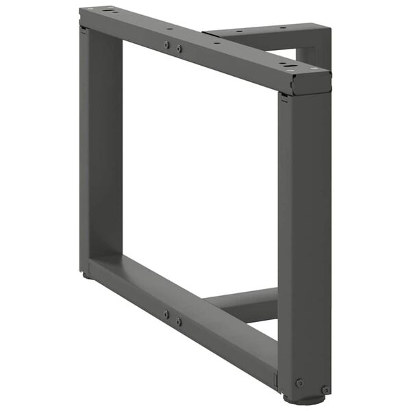vidaXL Noge za klub stolić T-oblika 2 kom antracit 60x25x(42-43) cm čelik