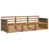 vidaXL Set vanjskih sofa 3 pcs Prirodna Čvrsto drvo akacije