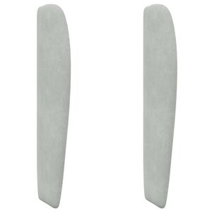 vidaXL U&scaron;i uzglavlja Svijetlo siva 80 x 23 x 6 cm Bar&scaron;un