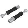 vidaXL Brava vijak s kamerom 2 pcs Srebrna i crna M6 x 40 mm Metal