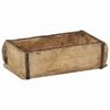 vidaXL Pladanj Smeđa 30 x 15 x 9 cm Čvrsto drvo iz reciklaže